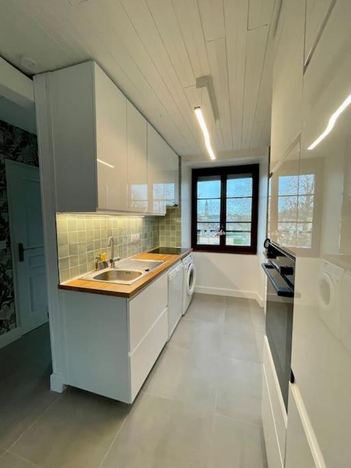 Appartement En Plein Centre Ville Milly-la-Foret Esterno foto