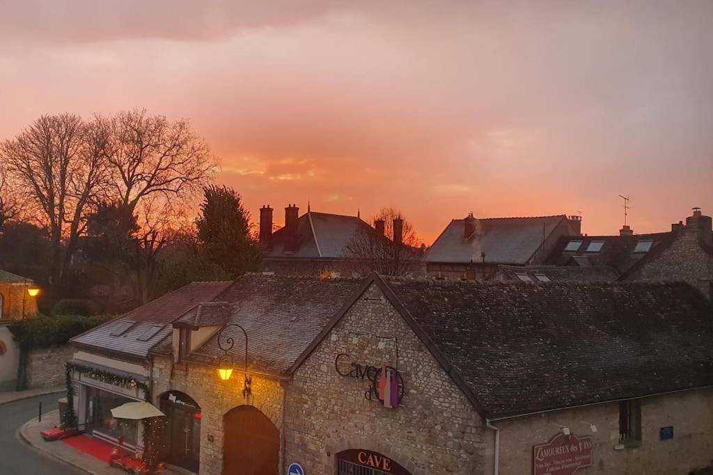 Appartement En Plein Centre Ville Milly-la-Foret Esterno foto